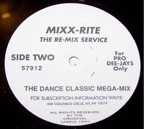 Various : The B-Box Mix / The Dance Classic Mega-Mix (12", Unofficial)