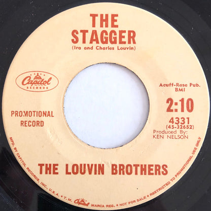 The Louvin Brothers : The Stagger (7", Single, Promo)