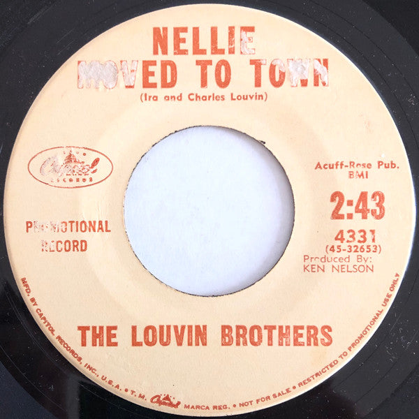 The Louvin Brothers : The Stagger (7", Single, Promo)