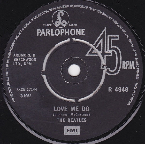 The Beatles : Love Me Do c/w P.S. I Love You (7", Single, Mono, RE)