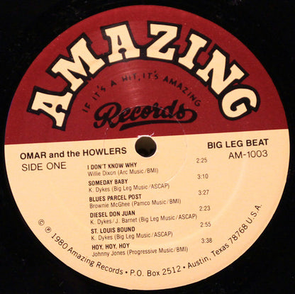 Omar And The Howlers : Big Leg Beat (LP, Album)