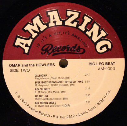 Omar And The Howlers : Big Leg Beat (LP, Album)