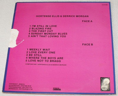 Derrick & Hortense : Hortense Ellis & Derrick Morgan (LP, Album)