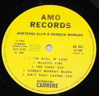 Derrick & Hortense : Hortense Ellis & Derrick Morgan (LP, Album)