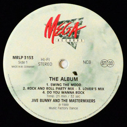 Jive Bunny And The Mastermixers : The Album (LP, Album)