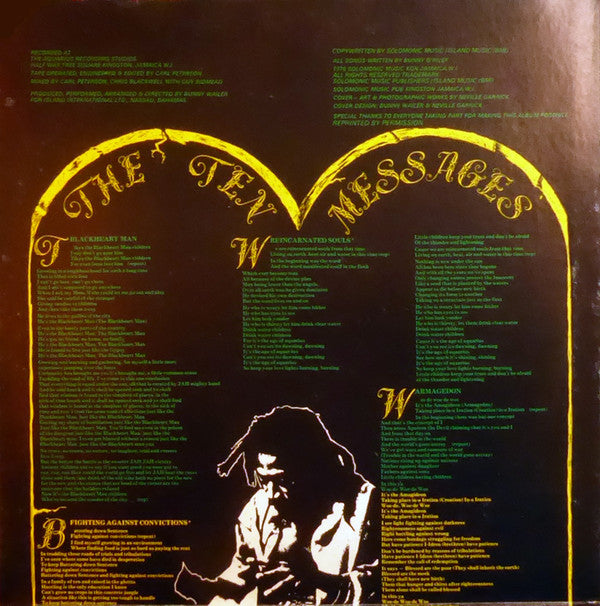 Bunny Wailer : Blackheart Man (LP, Album)
