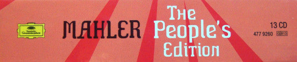 Gustav Mahler : The People's Edition (13xCD, Album, RE, RM + Box, Comp, Ltd)
