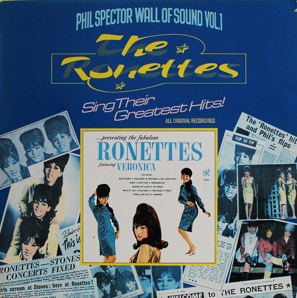 The Ronettes : The Ronettes Sing Their Greatest Hits! (LP, Album, RE)