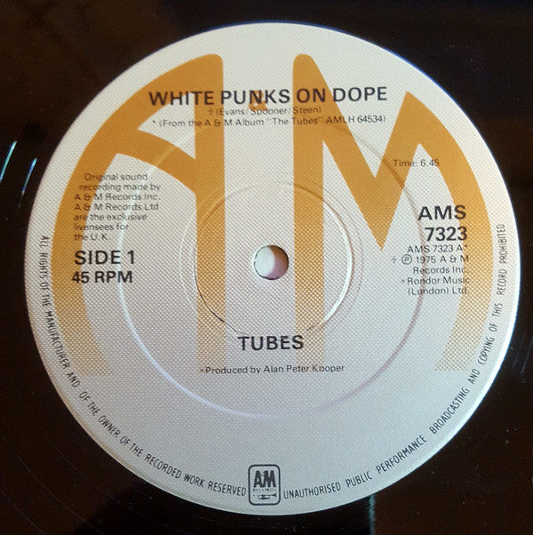 The Tubes : White Punks On Dope (12", Single, S/Edition)