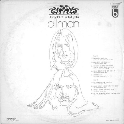 Duane & Greg Allman : Duane & Greg Allman (LP, Album)
