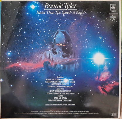 Bonnie Tyler : Faster Than The Speed Of Night (LP, Album)