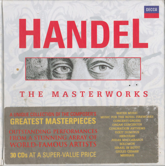 Georg Friedrich Händel : The Masterworks (Box, Comp + 30xCD)