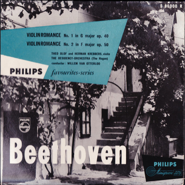 Ludwig van Beethoven : Violinromance No.1 In G Major Op. 40 / Violinromance No.2 In F Major Op. 50 (10", Mono)