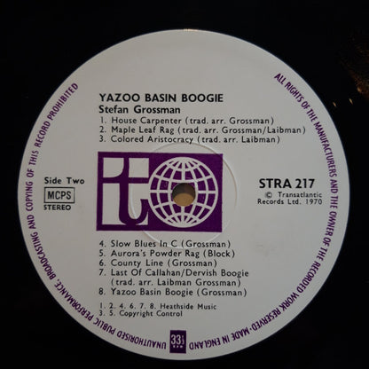 Stefan Grossman : Yazoo Basin Boogie (LP, Album)