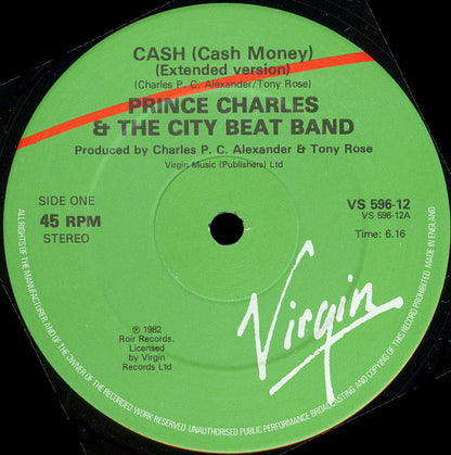 Prince Charles And The City Beat Band : Cash (Cash Money) (Extended Version) (12")