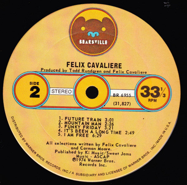 Felix Cavaliere : Felix Cavaliere (LP, Album, Ter)