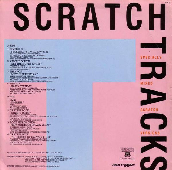 Various : Scratch Tracks (Specially Mixed Scratch Version) (LP, Mixed)