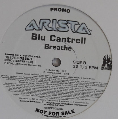 Blu Cantrell : Breathe (12", Single, Promo)
