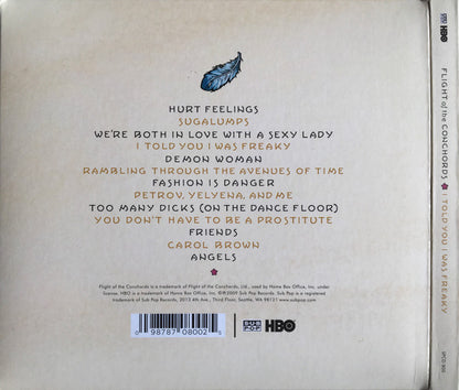 Flight Of The Conchords : I Told You I Was Freaky (CD, Album, Gat)