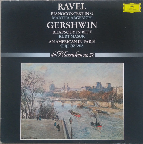 Martha Argerich, Maurice Ravel, George Gershwin : Pianoconcert In G - Rhapsody In Blue, An American in Paris (LP, Comp)