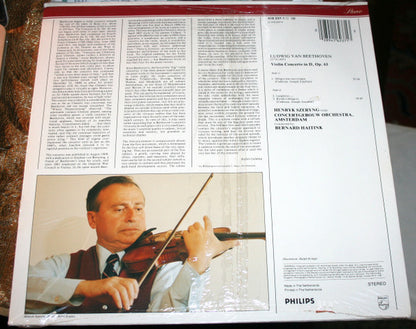Ludwig van Beethoven - Henryk Szeryng, Concertgebouworkest, Bernard Haitink : Violinkonzert D-dur, Op. 61 (LP, Album, RE)
