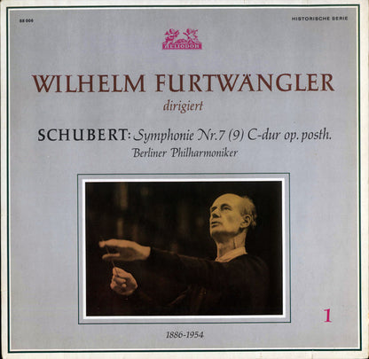 Franz Schubert / Wilhelm Furtwängler, Berliner Philharmoniker : Sinfonie Nr. 7 (9) C-dur Op. Posth. (LP, Mono, RE)