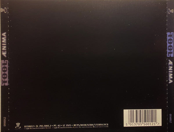 Tool (2) : Ænima (CD, Album, RE)