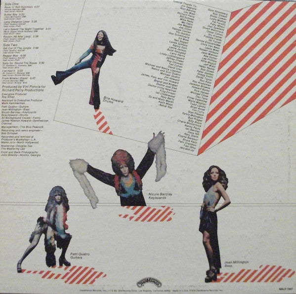 Fanny (2) : Rock And Roll Survivors (LP, Album, Ter)