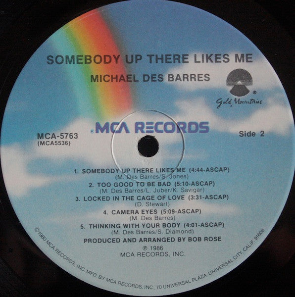 Michael Des Barres : Somebody Up There Likes Me (LP, Album)