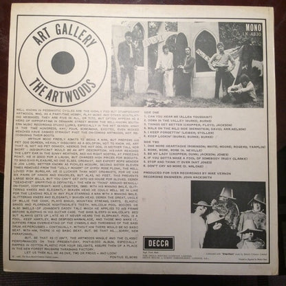 The Artwoods : Art Gallery (LP, Album, Mono)