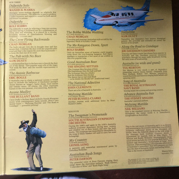 Various : Australia - Our Land Our Music (2xLP, Comp, RE)