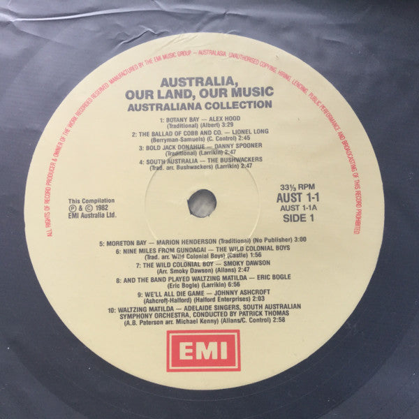Various : Australia - Our Land Our Music (2xLP, Comp, RE)