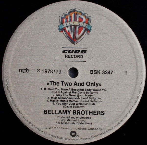 Bellamy Brothers : The Two And Only (LP, Album)