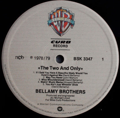 Bellamy Brothers : The Two And Only (LP, Album)