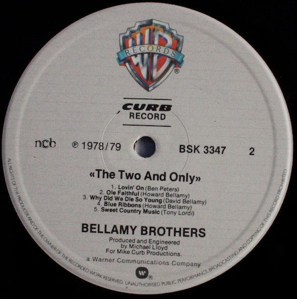 Bellamy Brothers : The Two And Only (LP, Album)