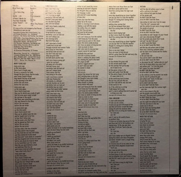 Paul Parrish : Songs (LP, Album)