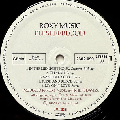 Roxy Music : Flesh + Blood (LP, Album)