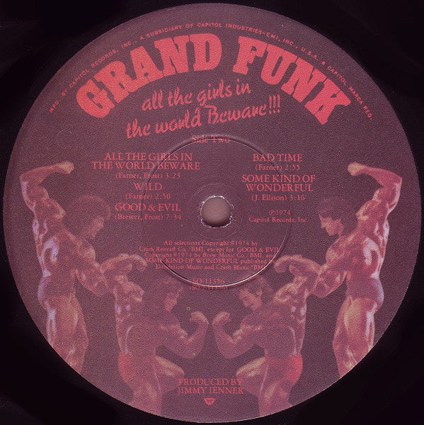 Grand Funk Railroad : All The Girls In The World Beware !!! (LP, Album, Win)