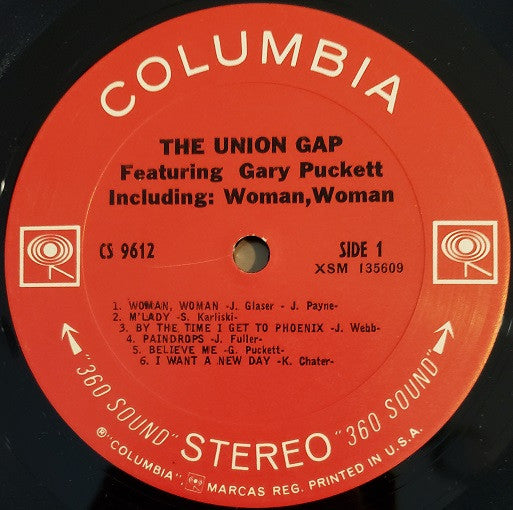 Gary Puckett & The Union Gap : Woman, Woman (LP, Album, San)