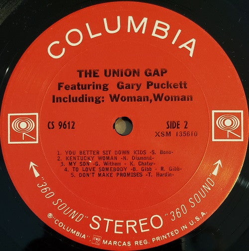 Gary Puckett & The Union Gap : Woman, Woman (LP, Album, San)