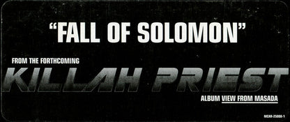 Killah Priest : Fall Of Solomon (12", Pro)