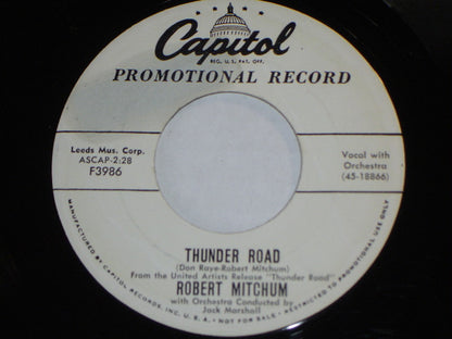 Robert Mitchum : The Ballad Of Thunder Road / My Honey's Lovin' Arms (7", Single, Promo)