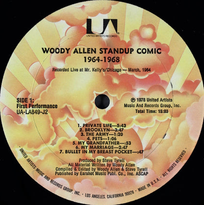 Woody Allen : Standup Comic: 1964-1968 (2xLP, Comp, All)