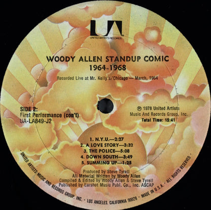 Woody Allen : Standup Comic: 1964-1968 (2xLP, Comp, All)