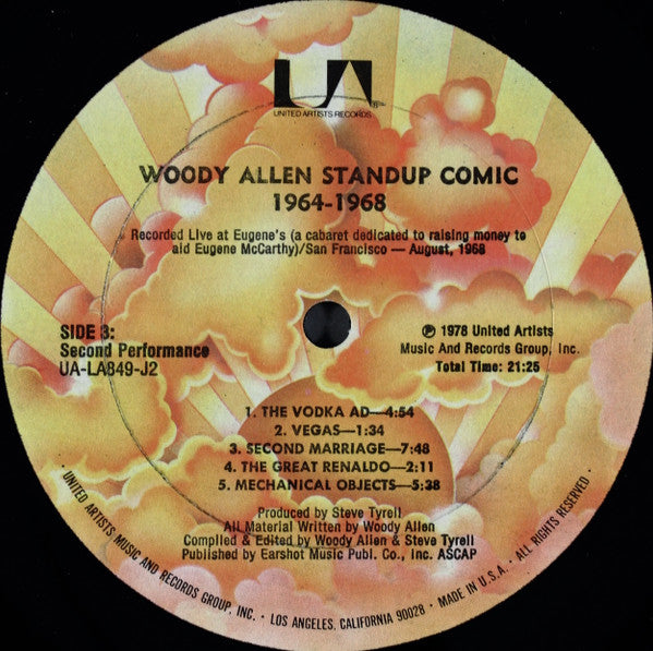 Woody Allen : Standup Comic: 1964-1968 (2xLP, Comp, All)