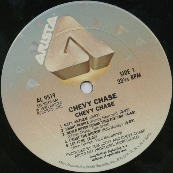 Chevy Chase : Chevy Chase (LP, Album)