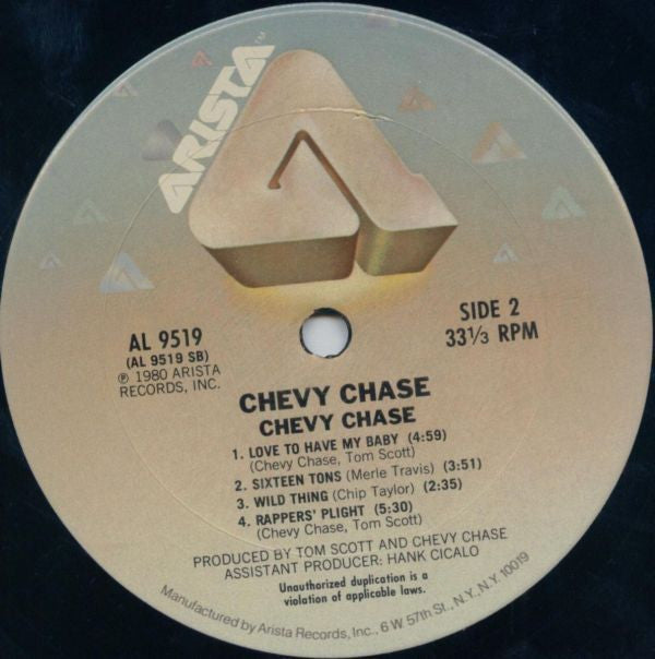Chevy Chase : Chevy Chase (LP, Album)