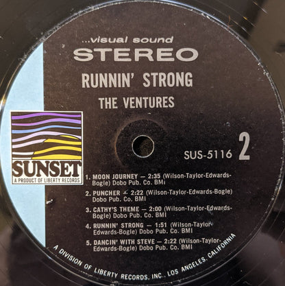 The Ventures : Runnin’ Strong (LP, Comp, Styrene, She)