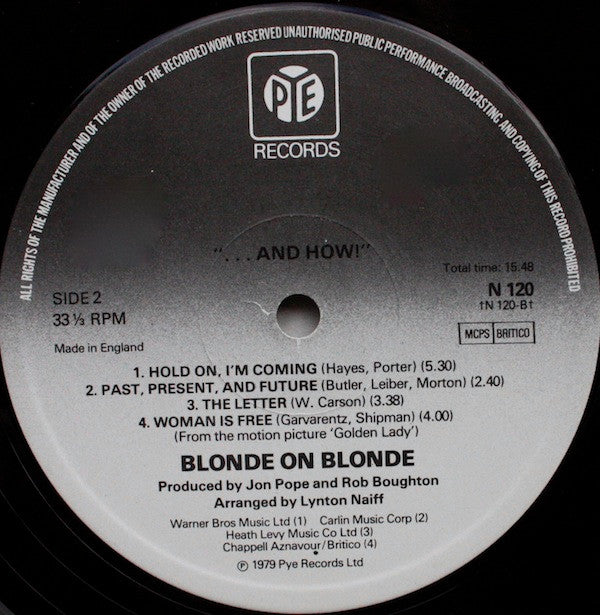 Blonde On Blonde : ...And How! (LP, Album)