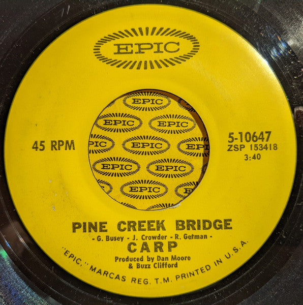 Carp : Page 258 / Pine Creek Bridge (7")